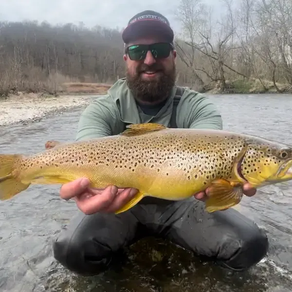 Man holding large fish